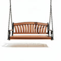 Banc en bois suspendu avec structure en métal dimensions 150 x 60 x 80cm